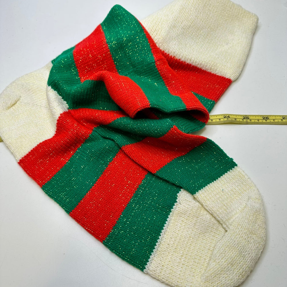 Holiday Stocking Accessories - Green/Red - Individual - True Deadstock supplies Fabric by private - Sustainable Textile | FABCYCLE