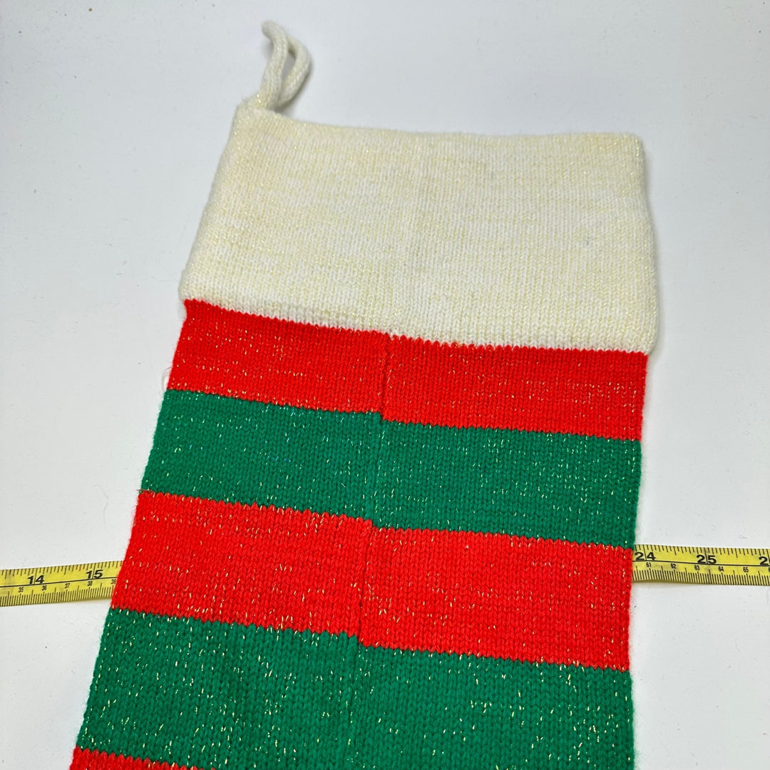Holiday Stocking Accessories - Green/Red - Individual - True Deadstock supplies Fabric by private - Sustainable Textile | FABCYCLE