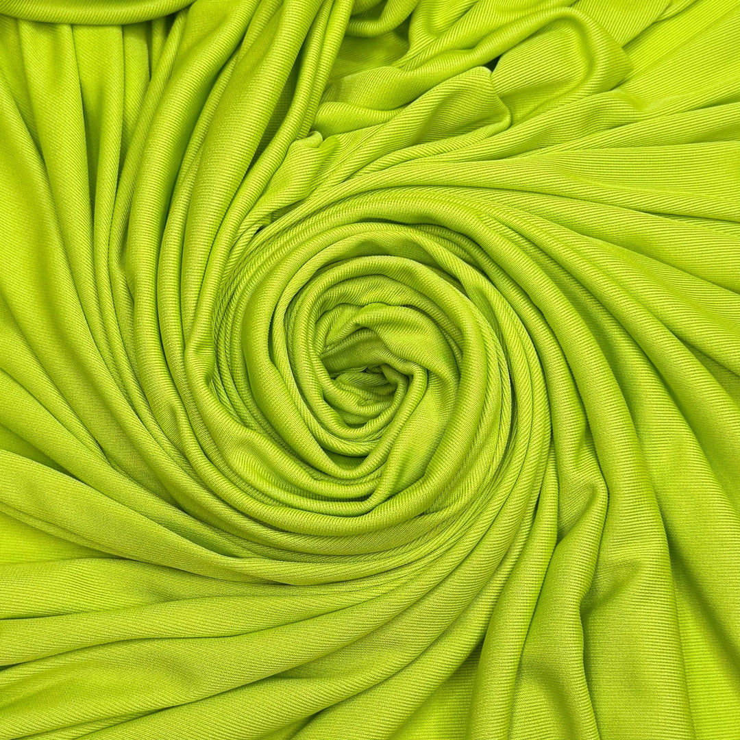 Holy Guacamole - Rib Knit Polyester Blend Knit - Light Green - Bundles - True Deadstock fabric Fabric by private - Sustainable Textile | FABCYCLE