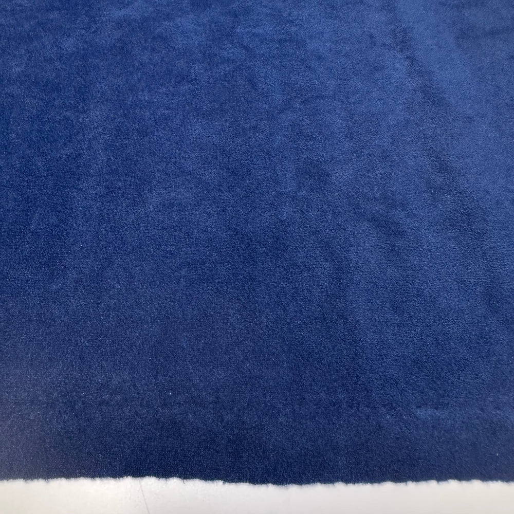 Home Before Dinner - Synthetic Blend Woven - Dark Blue - 1M Bundle - True Deadstock fabric Fabric by private - Sustainable Textile | FABCYCLE