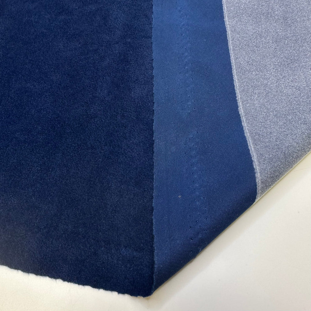 Home Before Dinner - Synthetic Blend Woven - Dark Blue - 1M Bundle - True Deadstock fabric Fabric by private - Sustainable Textile | FABCYCLE