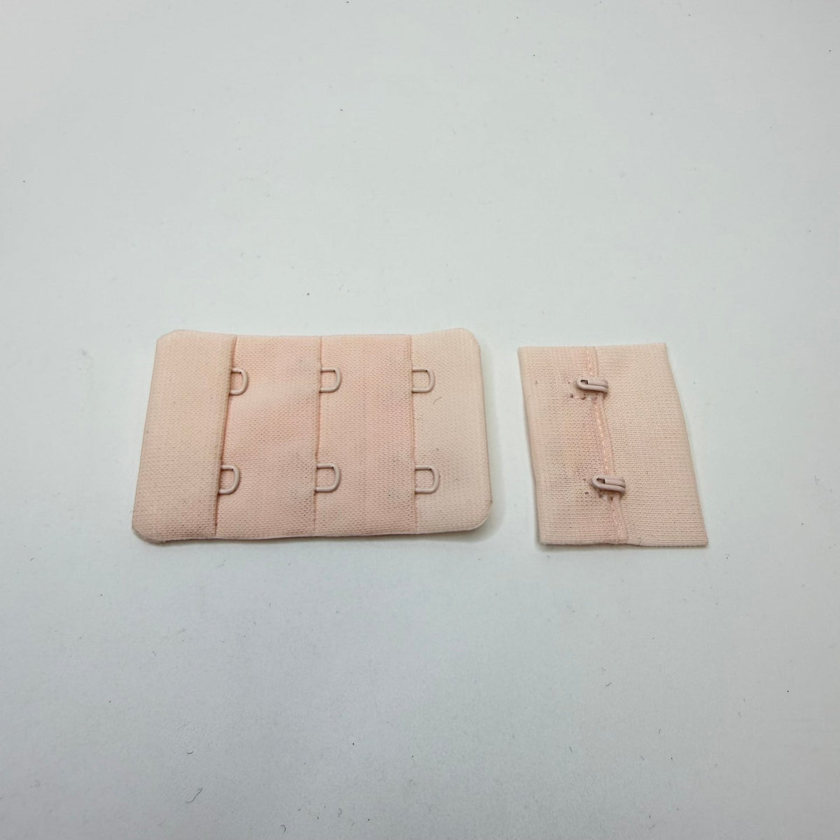 Hook & Eye Bra Clasp - Double - Light Pink - True Deadstock supplies Fabric by private - Sustainable Textile | FABCYCLE