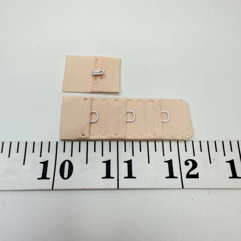 Hook & Eye Bra Clasp - Single - Light Pink - True Deadstock supplies Fabric by private - Sustainable Textile | FABCYCLE