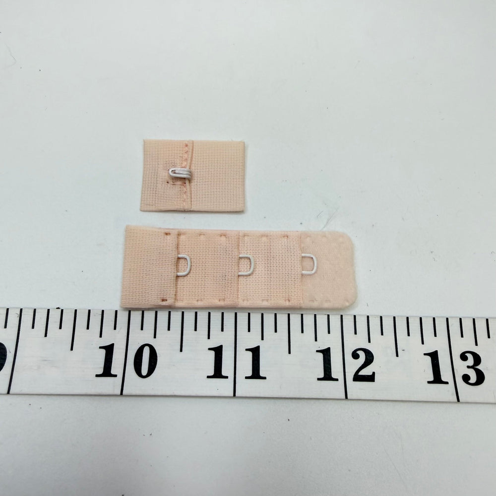 Hook & Eye Bra Clasp - Single - Light Pink - True Deadstock supplies Fabric by private - Sustainable Textile | FABCYCLE
