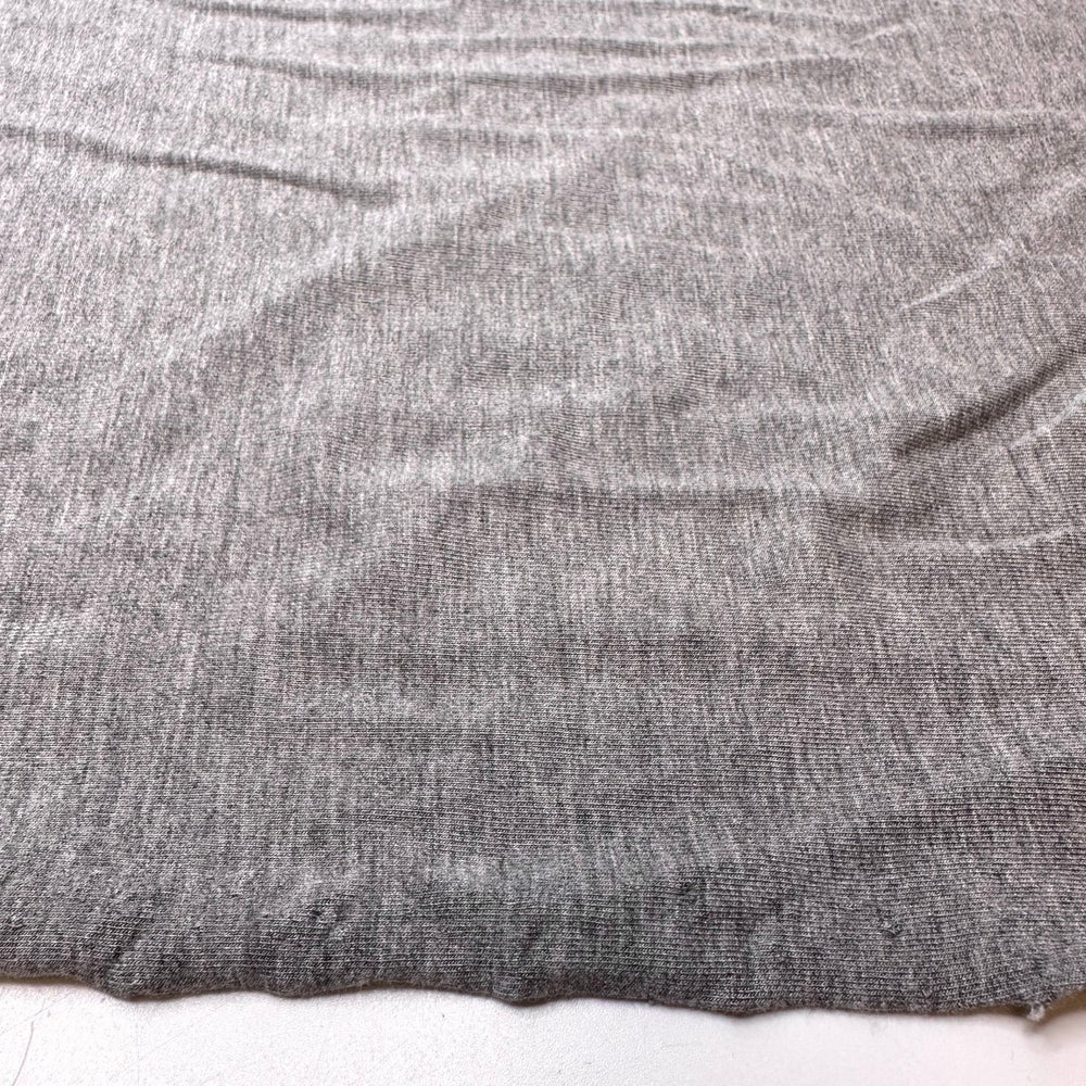 Hotel Pillows - French Terry Cotton/Bamboo Knit - Light Grey - 1.2M Bundle - True Deadstock fabric Fabric by private - Sustainable Textile | FABCYCLE