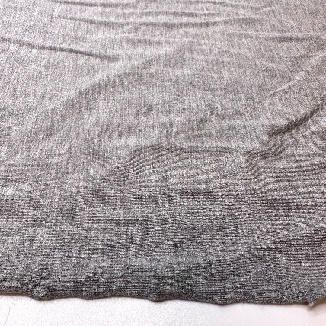 Hotel Pillows - French Terry Cotton/Bamboo Knit - Light Grey - 1.2M Bundle - True Deadstock fabric Fabric by private - Sustainable Textile | FABCYCLE