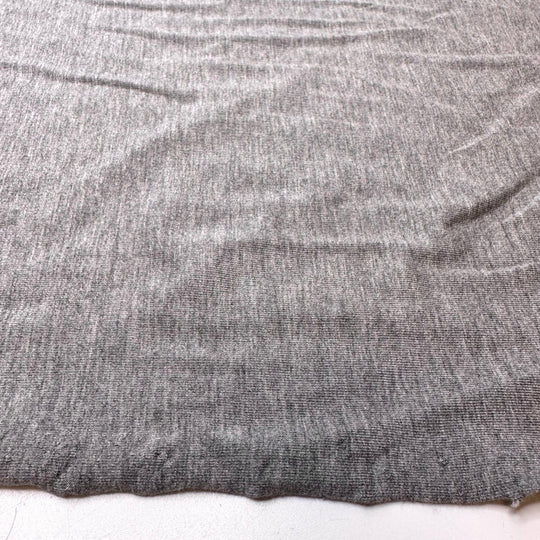 Hotel Pillows - French Terry Cotton/Bamboo Knit - Light Grey - 1.2M Bundle - True Deadstock fabric Fabric by private - Sustainable Textile | FABCYCLE