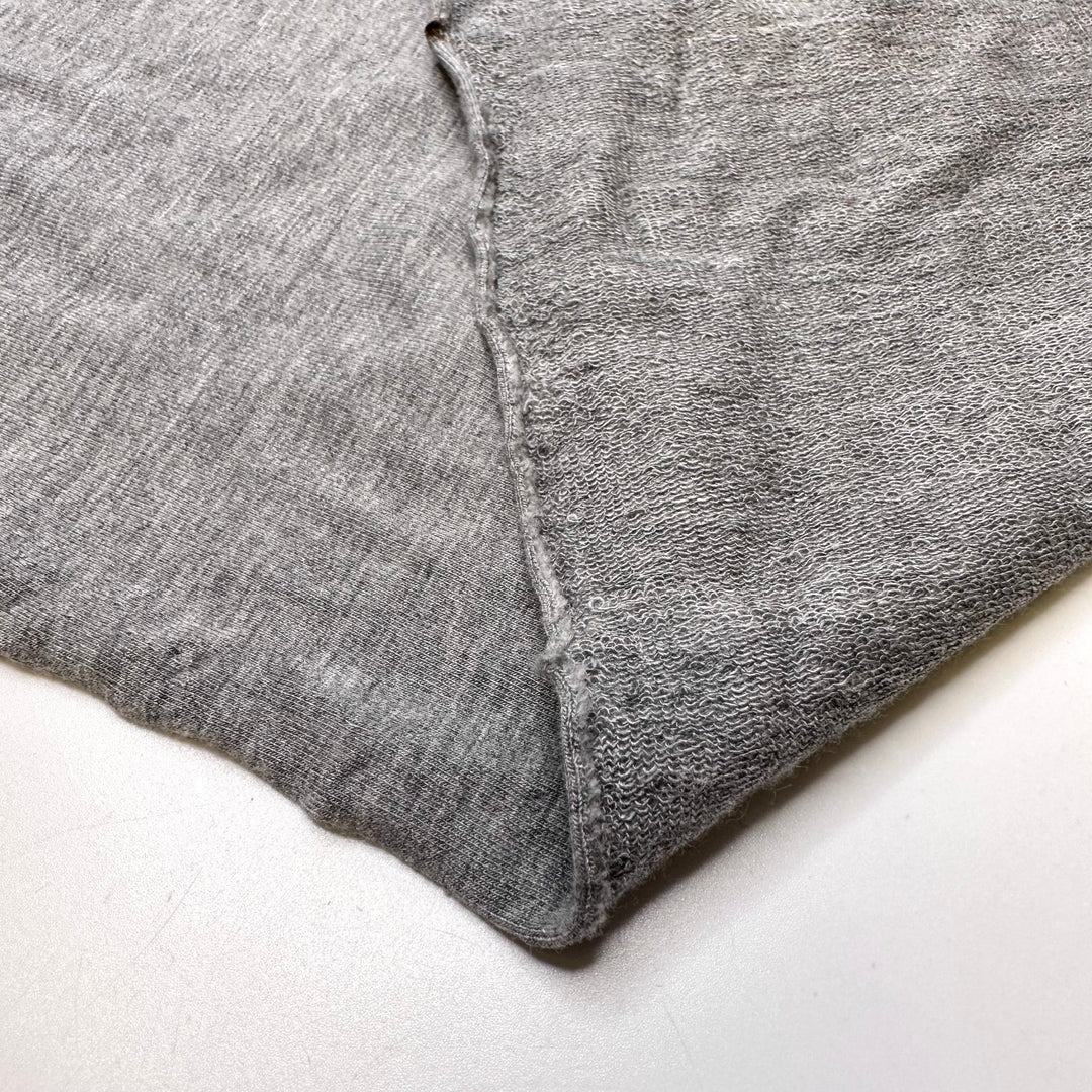 Hotel Pillows - French Terry Cotton/Bamboo Knit - Light Grey - 1.2M Bundle - True Deadstock fabric Fabric by private - Sustainable Textile | FABCYCLE