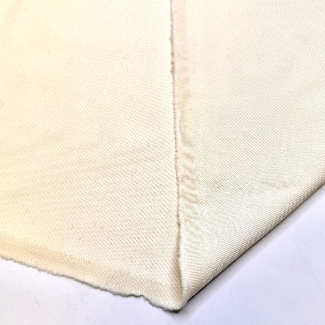 Hugging Your Mom - Twill Weave Wool Woven - Cream - 2.45M Bundle - True Deadstock fabric Fabric by private - Sustainable Textile | FABCYCLE