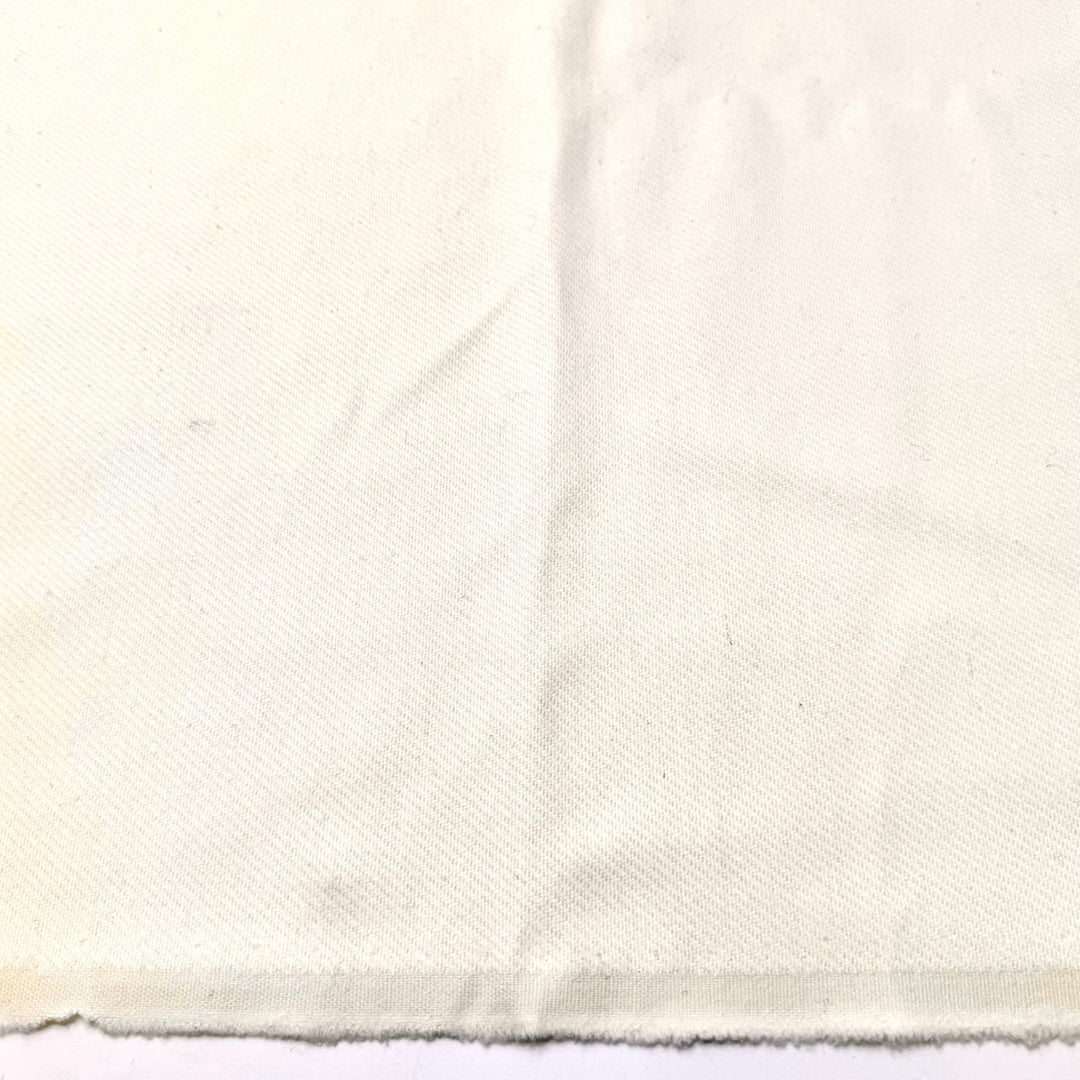 Hugging Your Mom - Twill Weave Wool Woven - Cream - 2.45M Bundle - True Deadstock fabric Fabric by private - Sustainable Textile | FABCYCLE
