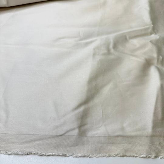 Hunting For Pearls - Sateen Cotton Woven - Off White Oyster - 3M Bundle - True Deadstock fabric Fabric by private - Sustainable Textile | FABCYCLE