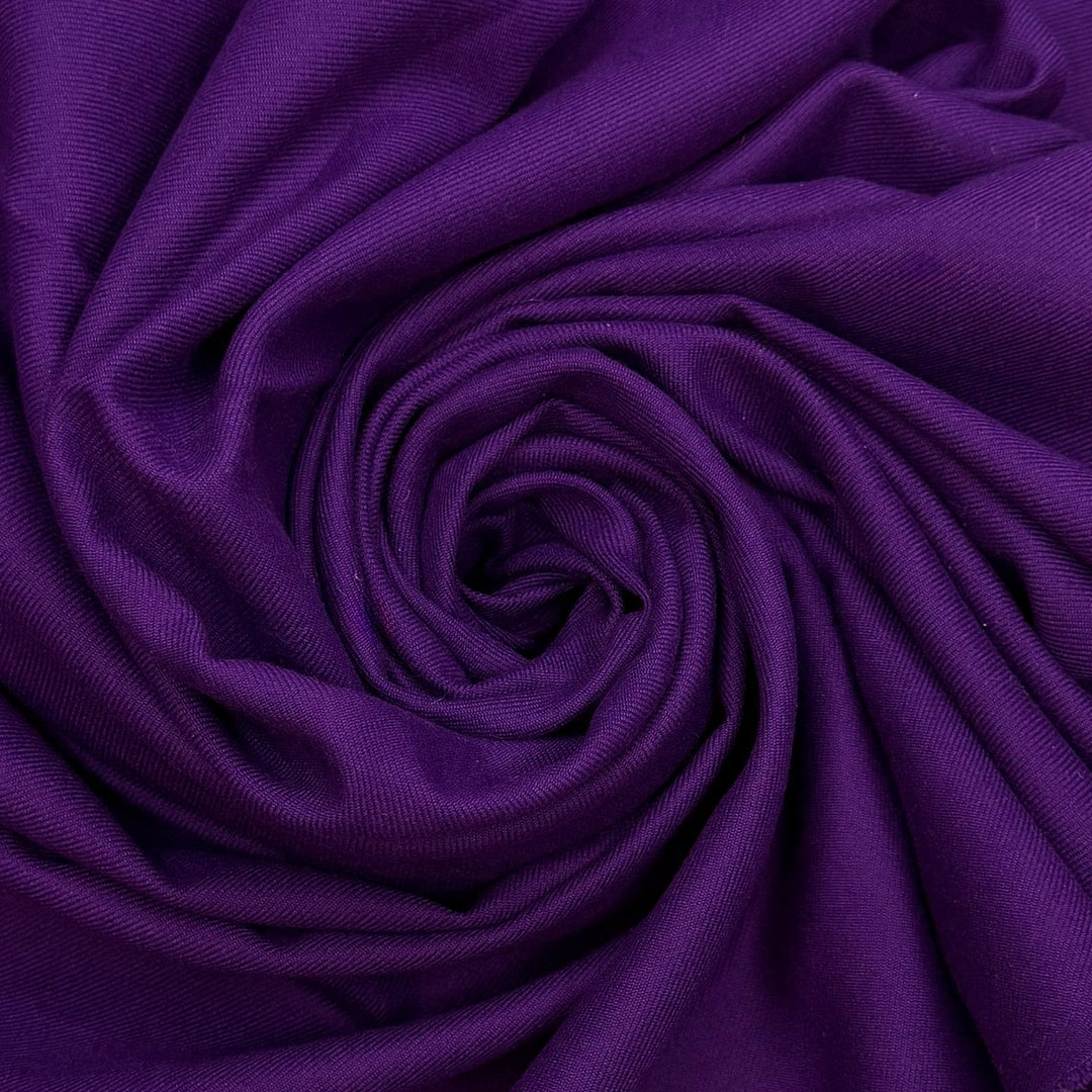 I Am Oat Of Ideas - Twill Weave Cotton Blend Woven - Dark Purple - 1.3M Bundle - True Deadstock fabric Fabric by private - Sustainable Textile | FABCYCLE