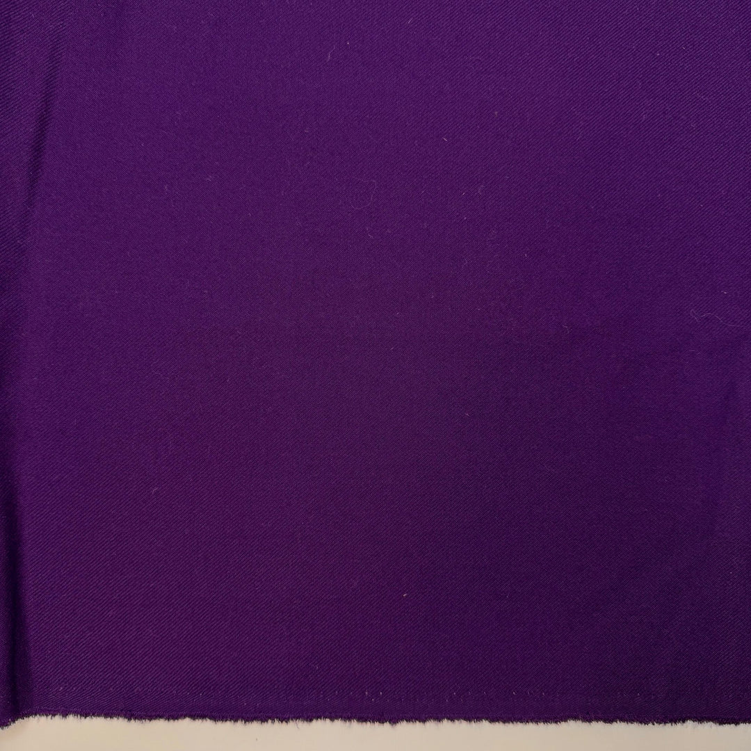 I Am Oat Of Ideas - Twill Weave Cotton Blend Woven - Dark Purple - 1.3M Bundle - True Deadstock fabric Fabric by private - Sustainable Textile | FABCYCLE
