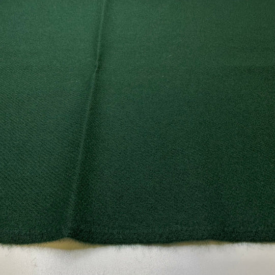 I Beg Your Pardon - Brushed Wool Woven - Dark Green - 0.65M Bundle - True Deadstock fabric Fabric by private - Sustainable Textile | FABCYCLE