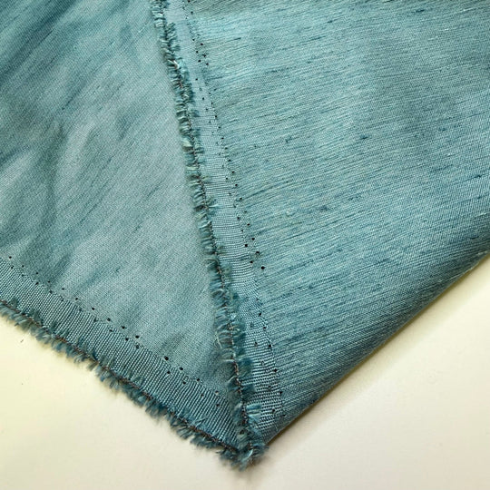 I Bought The Last Turkey - Polyester Blend Woven - Teal - 1.8M Bundle - True Deadstock fabric Fabric by private - Sustainable Textile | FABCYCLE