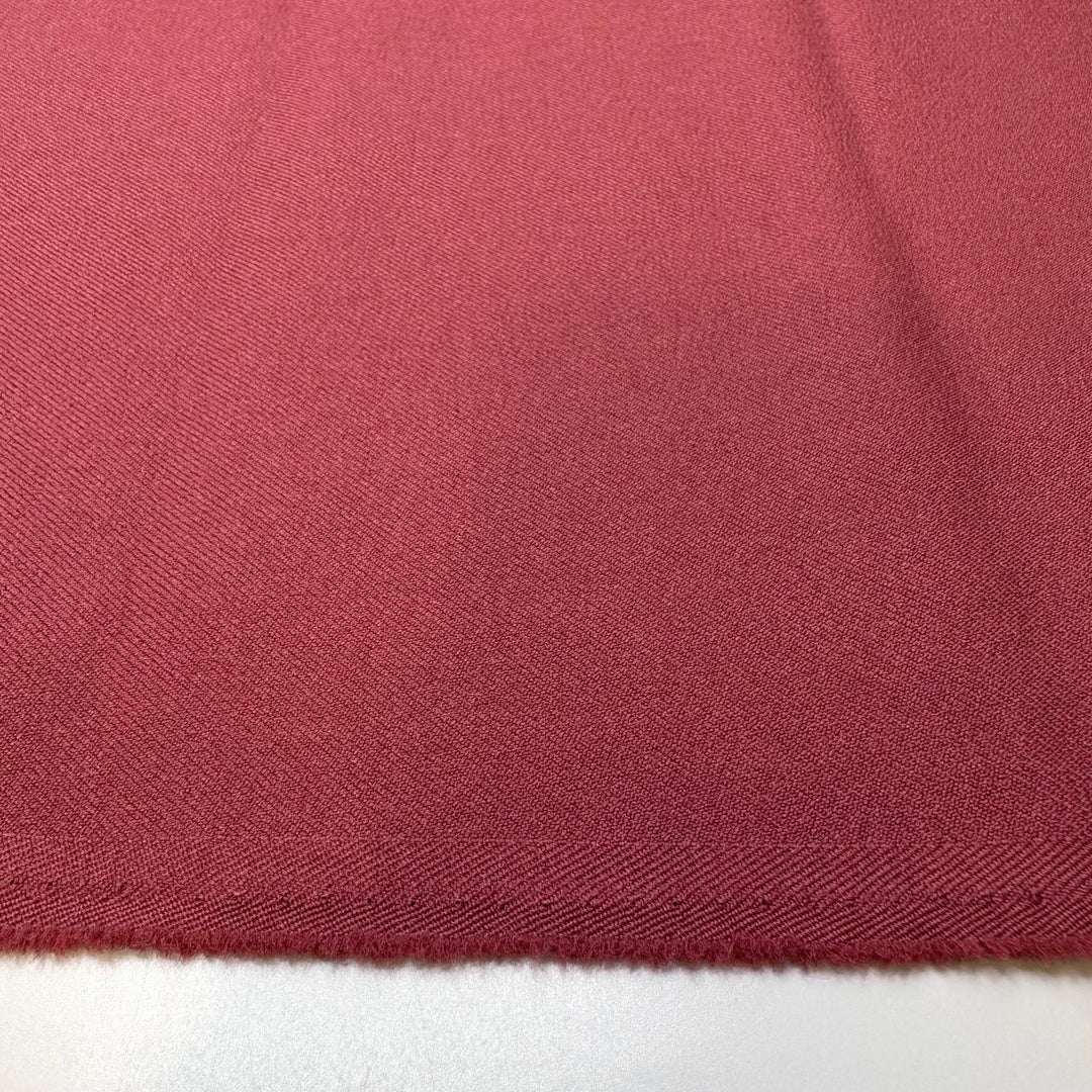 I Burnt My Tongue - Polyester Blend Woven - Dark Pink - 1.35M Bundle - True Deadstock fabric Fabric by private - Sustainable Textile | FABCYCLE