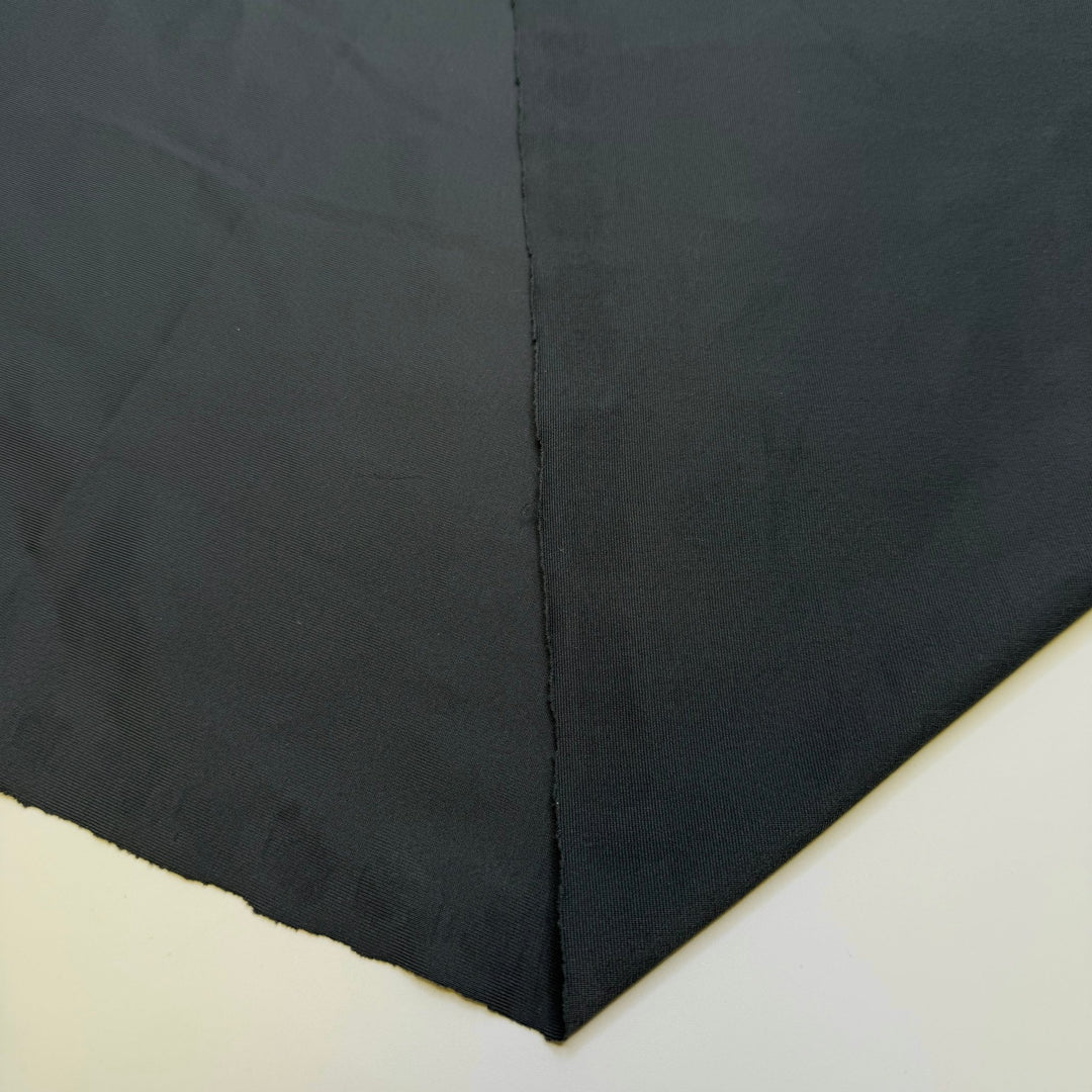 I Can See The Bottom Of My Stash - Rib Knit Polyester Blend Knit - Light Navy - 1M Bundle - True Deadstock fabric Fabric by private - Sustainable Textile | FABCYCLE