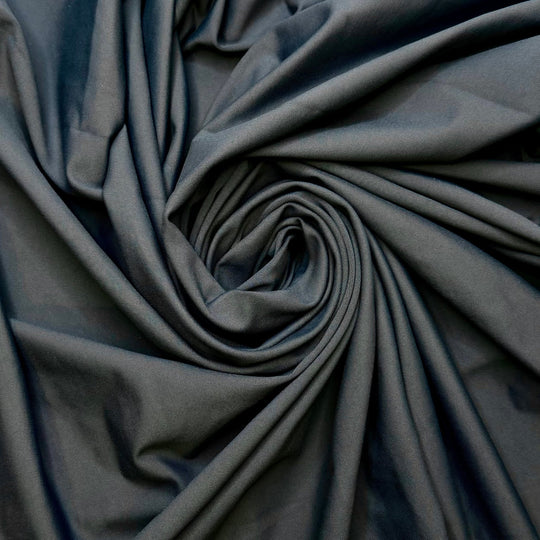 I Can See The Bottom Of My Stash - Rib Knit Polyester Blend Knit - Light Navy - 1M Bundle - True Deadstock fabric Fabric by private - Sustainable Textile | FABCYCLE