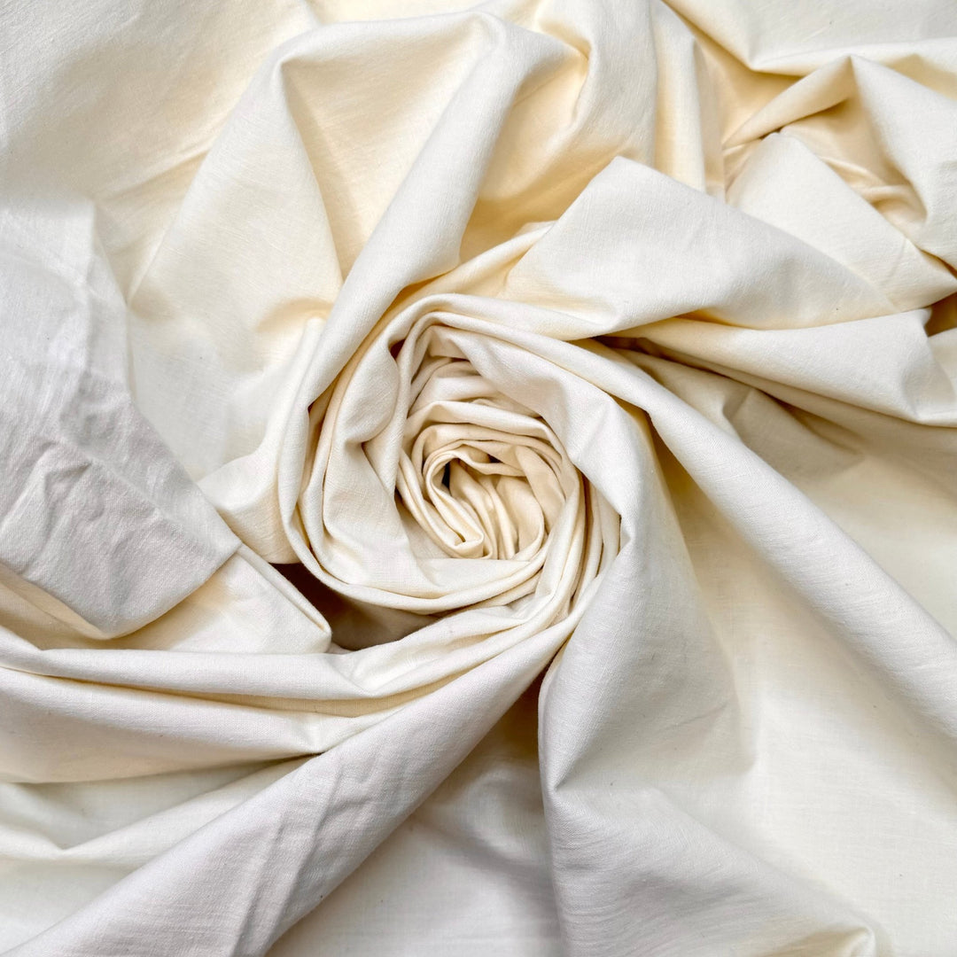 I Dream Of Gucci - Cotton Woven - Light Cream - 2.25M Bundle - True Deadstock fabric Fabric by private - Sustainable Textile | FABCYCLE
