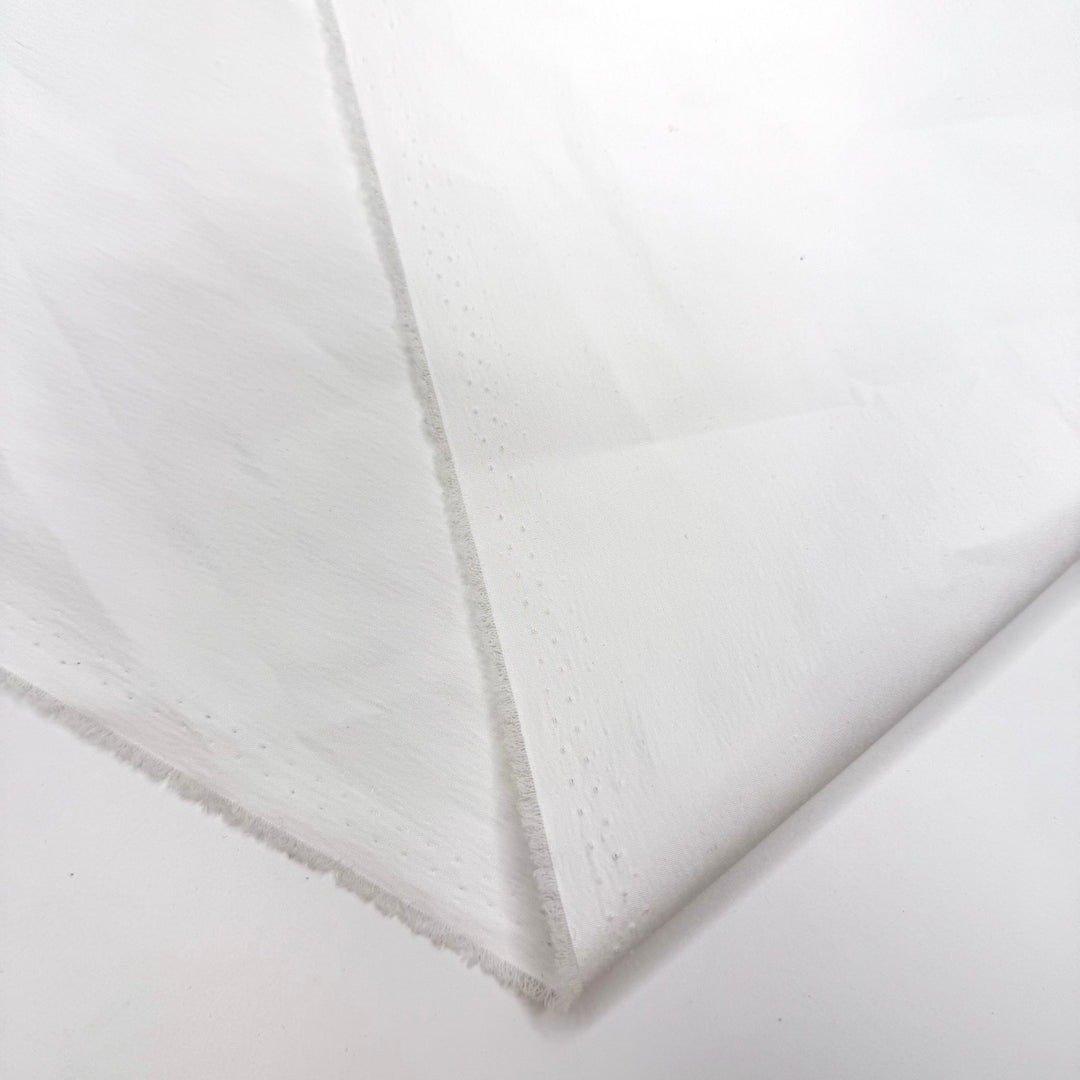 I For One Like Roman Numerals - Poplin Poly/Nylon Woven - White - 3M Bundle - True Deadstock fabric Fabric by private - Sustainable Textile | FABCYCLE
