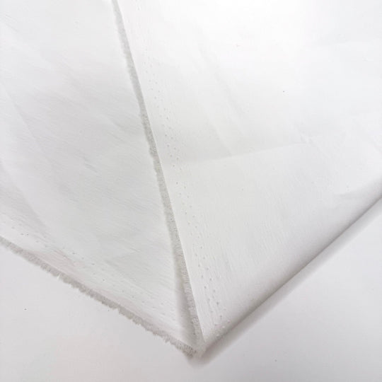 I For One Like Roman Numerals - Poplin Poly/Nylon Woven - White - 3M Bundle - True Deadstock fabric Fabric by private - Sustainable Textile | FABCYCLE