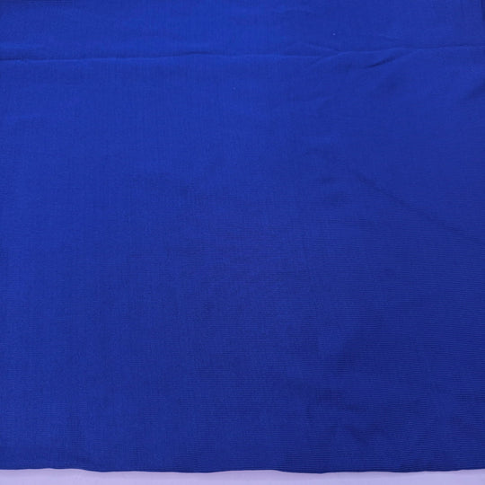I Forgot The Cooler - Tubular Rib Knit Polyester Blend Knit - Dark Blue - 2M Bundle - True Deadstock fabric Fabric by private - Sustainable Textile | FABCYCLE