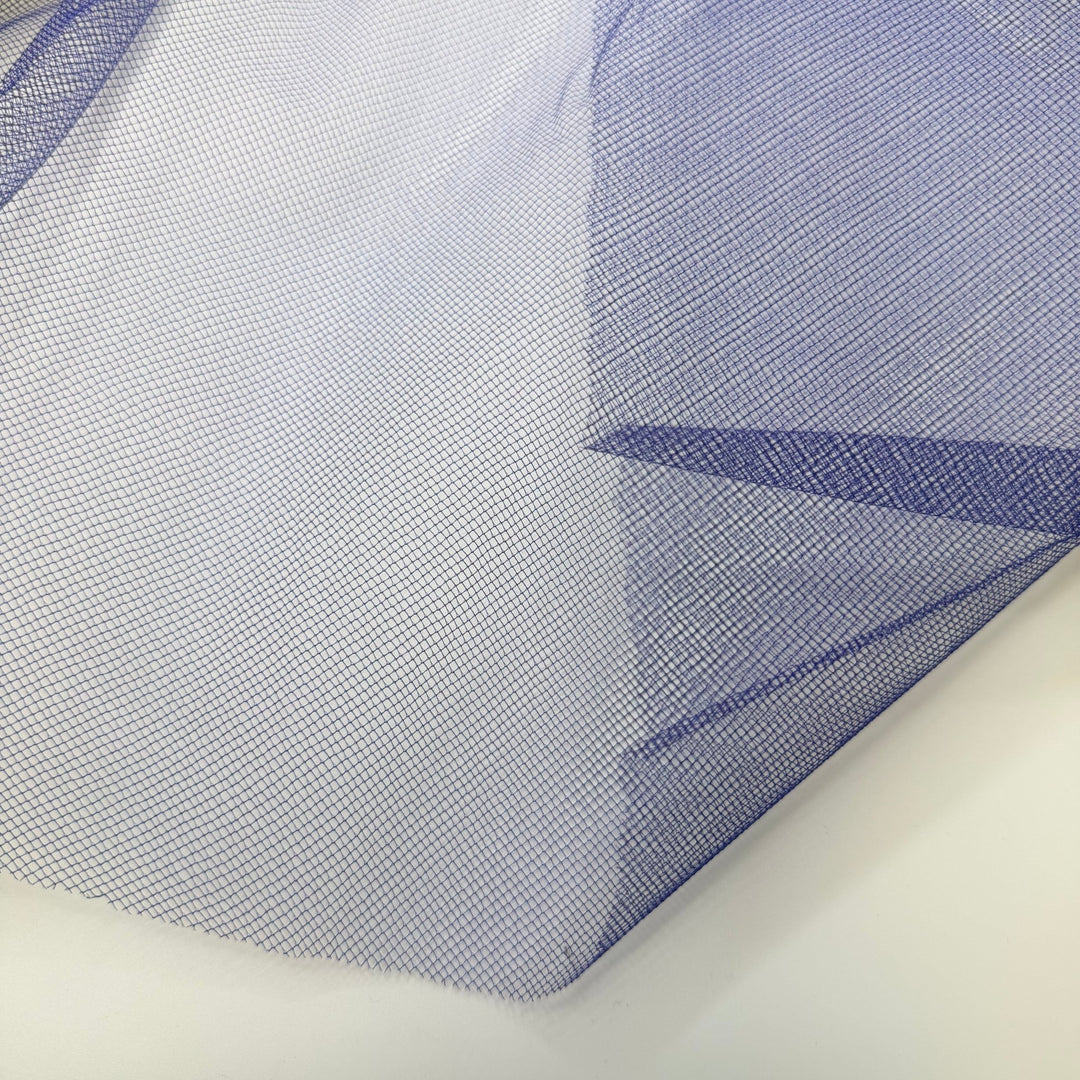 I Forgot To Buy Stuffing - Tulle Poly Knit - Dark Blue - 2M Bundle - True Deadstock fabric Fabric by private - Sustainable Textile | FABCYCLE