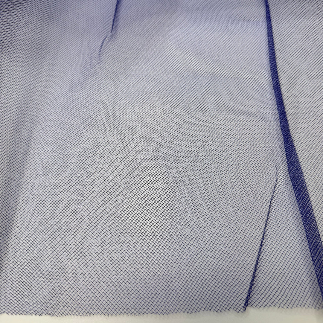 I Forgot To Buy Stuffing - Tulle Poly Knit - Dark Blue - 2M Bundle - True Deadstock fabric Fabric by private - Sustainable Textile | FABCYCLE