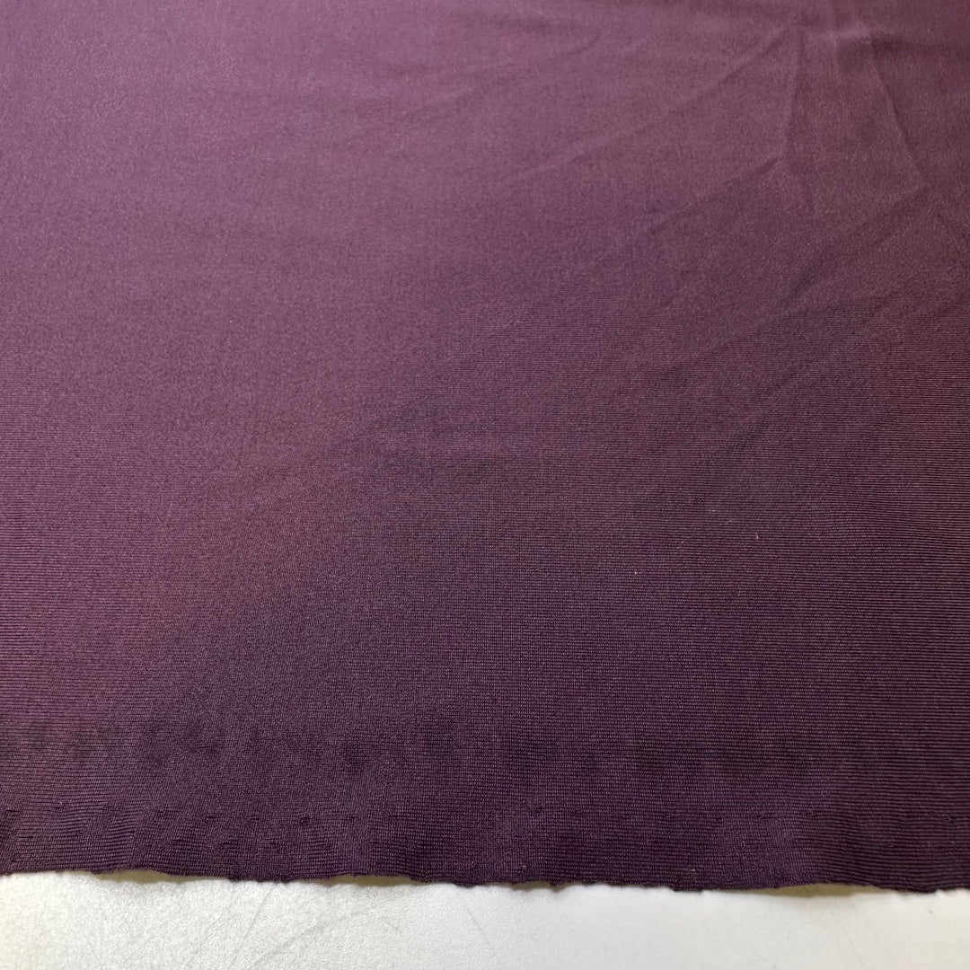 I Have Been Meaning To Try Eggplant - Jersey Poly/Spandex Knit - Dark Purple - 2.3M Bundle - True Deadstock fabric Fabric by private - Sustainable Textile | FABCYCLE