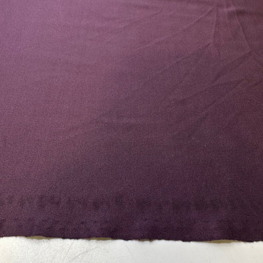 I Have Been Meaning To Try Eggplant - Jersey Poly/Spandex Knit - Dark Purple - 2.3M Bundle - True Deadstock fabric Fabric by private - Sustainable Textile | FABCYCLE