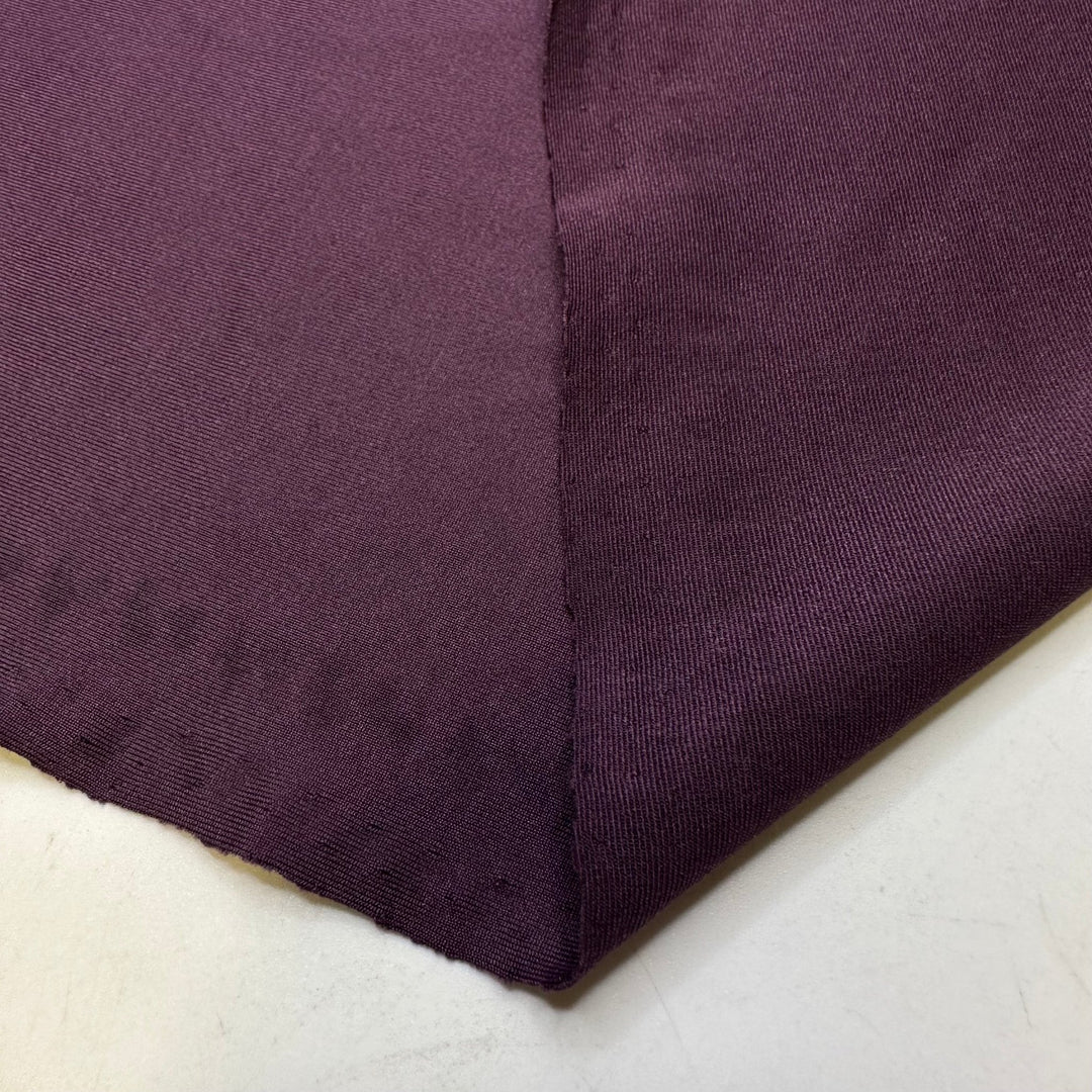 I Have Been Meaning To Try Eggplant - Jersey Poly/Spandex Knit - Dark Purple - 2.3M Bundle - True Deadstock fabric Fabric by private - Sustainable Textile | FABCYCLE
