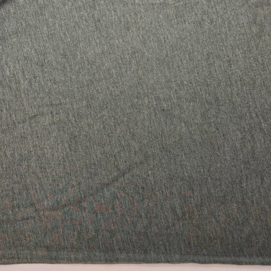 I Love Leafy Greens - Rib Knit Poly/Tencel Knit - Green/Grey - 1.1M Bundle - True Deadstock fabric Fabric by private - Sustainable Textile | FABCYCLE