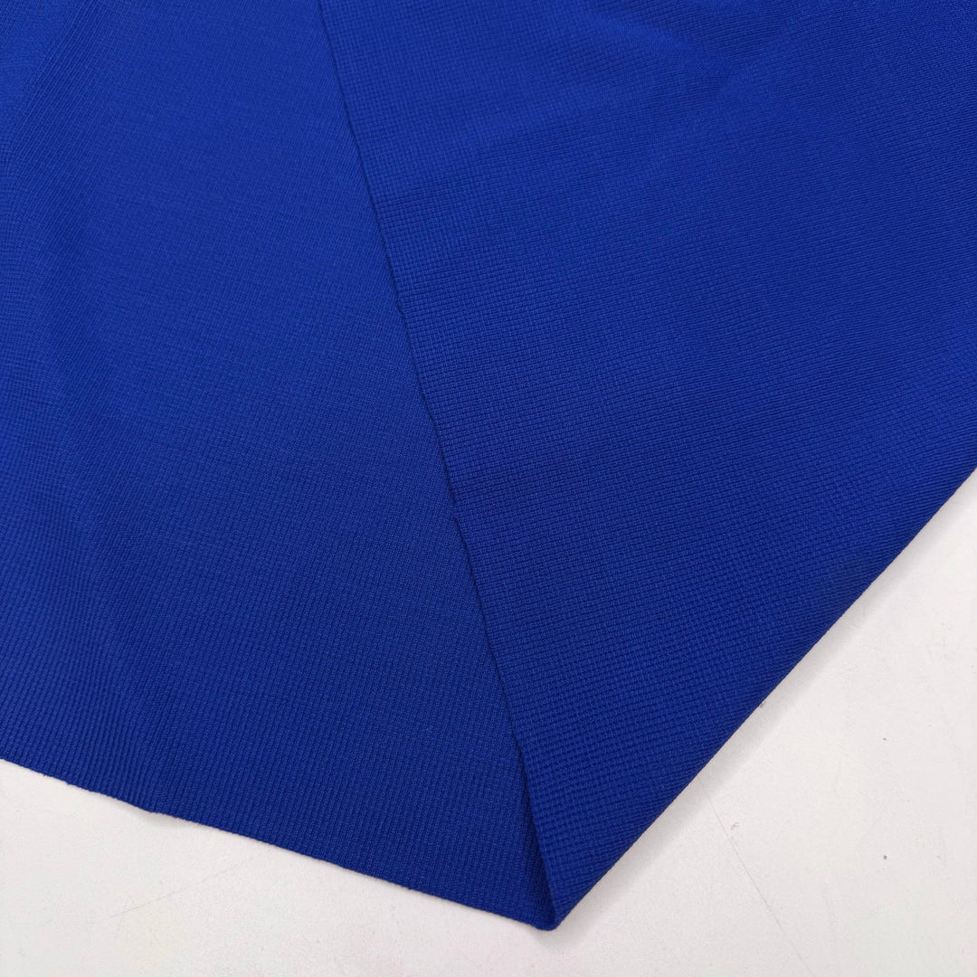 I Miss The Beach Already - Rib Knit Polyester Blend Knit - Dark Blue - 1M Bundle - True Deadstock fabric Fabric by private - Sustainable Textile | FABCYCLE
