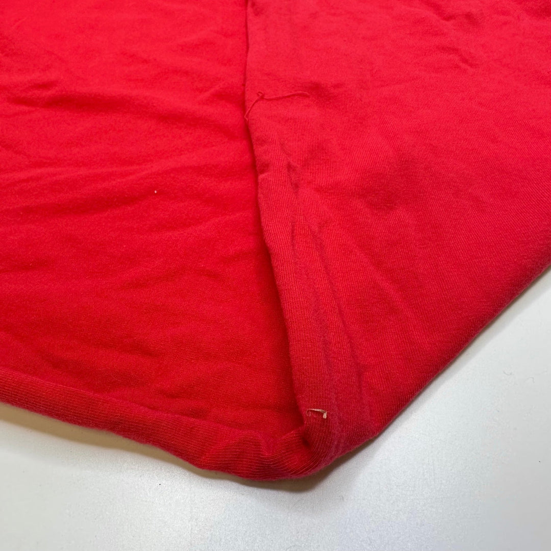 I Need Some Chapstick - Jersey Cotton Blend Knit - Red - 3.55M Bundle - True Deadstock fabric Fabric by private - Sustainable Textile | FABCYCLE