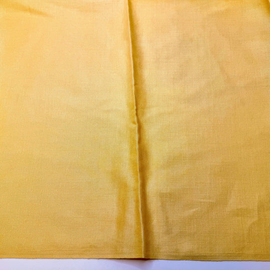 I Thought I Finished This - Has A Finish Cotton Blend Woven - Yellow - 3.2M Bundle - True Deadstock fabric Fabric by private - Sustainable Textile | FABCYCLE