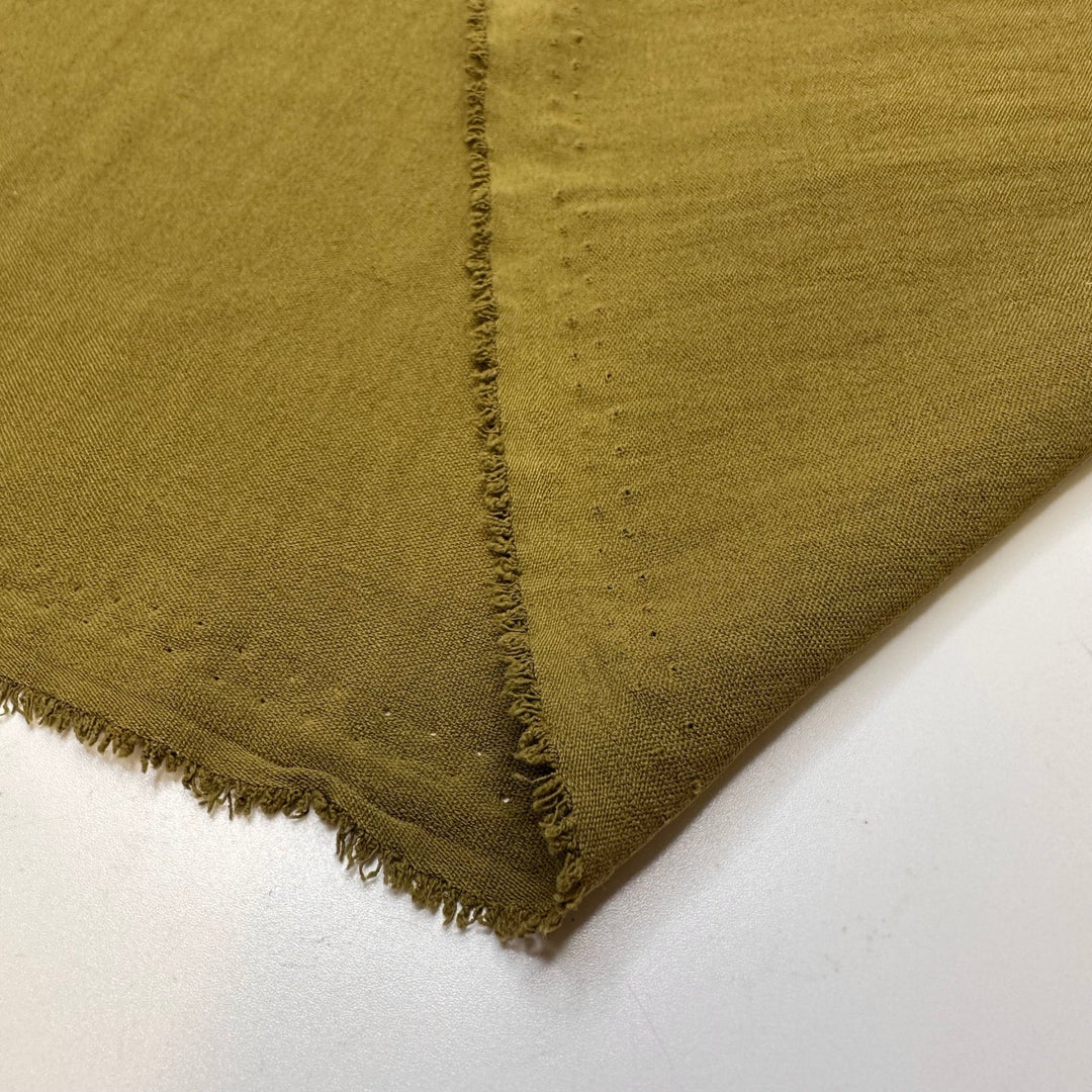 I Want To Be An Elf - Polyester Blend Woven - Olive Green - 2.6M Bundle - True Deadstock fabric Fabric by private - Sustainable Textile | FABCYCLE