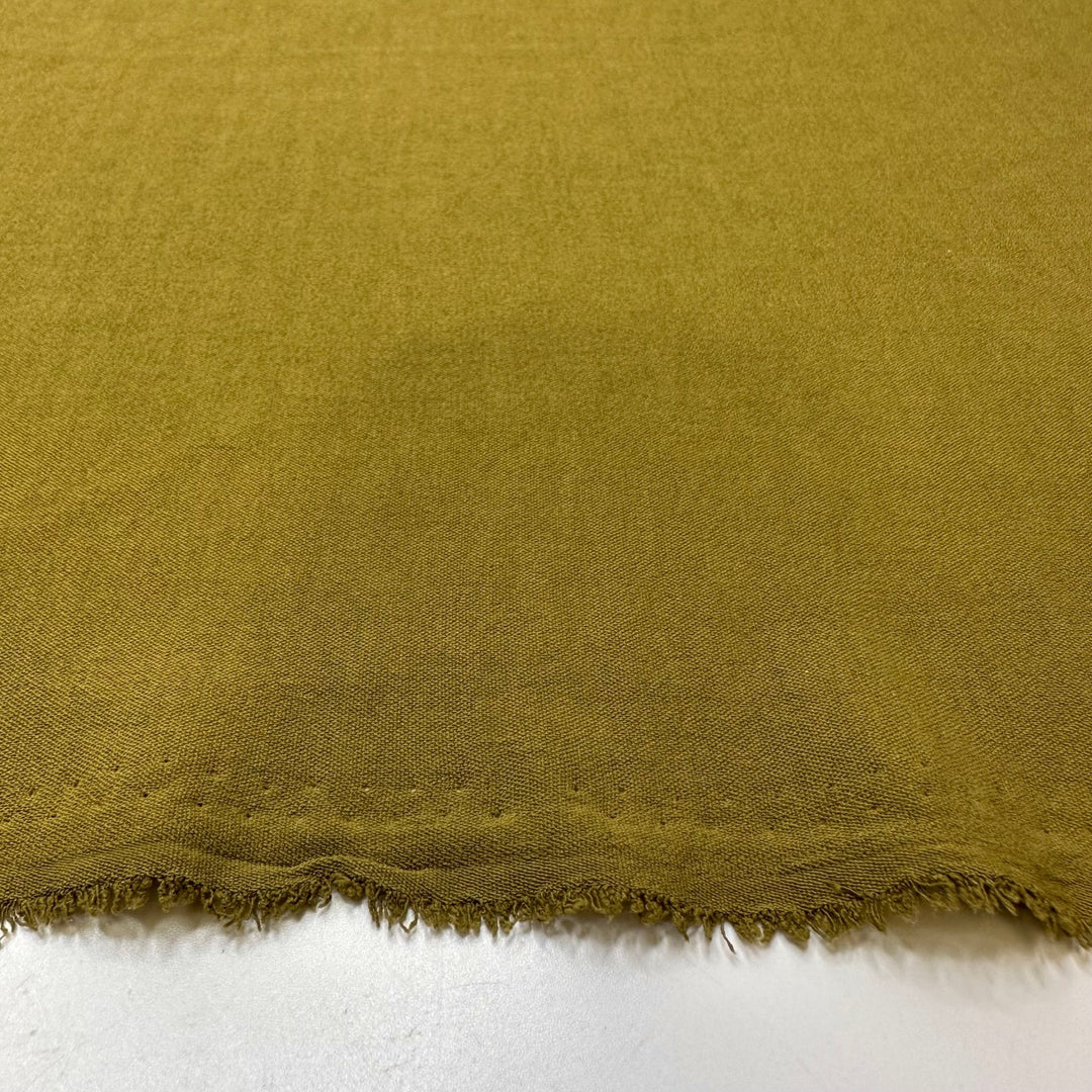 I Want To Be An Elf - Polyester Blend Woven - Olive Green - 2.6M Bundle - True Deadstock fabric Fabric by private - Sustainable Textile | FABCYCLE
