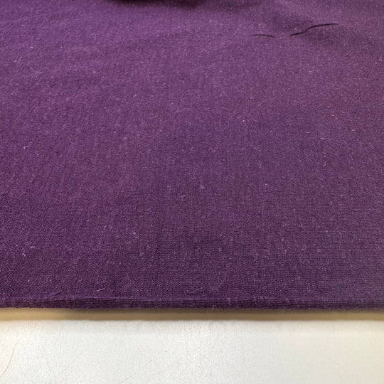 I Want To Own A Vineyard - Jersey Hemp Blend Knit - Dark Purple - Bundles - True Deadstock fabric Fabric by private - Sustainable Textile | FABCYCLE