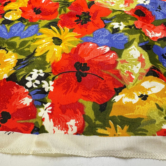 I Would Rather Be Gardening - Cotton Woven - Multi Floral - 1.45M Bundle - True Deadstock fabric Fabric by private - Sustainable Textile | FABCYCLE