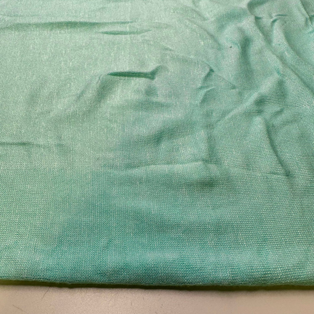 Ice Cold Morning Breeze - Rayon/Cotton Knit - Light Blue - 2.55M Bundle - True Deadstock fabric Fabric by private - Sustainable Textile | FABCYCLE