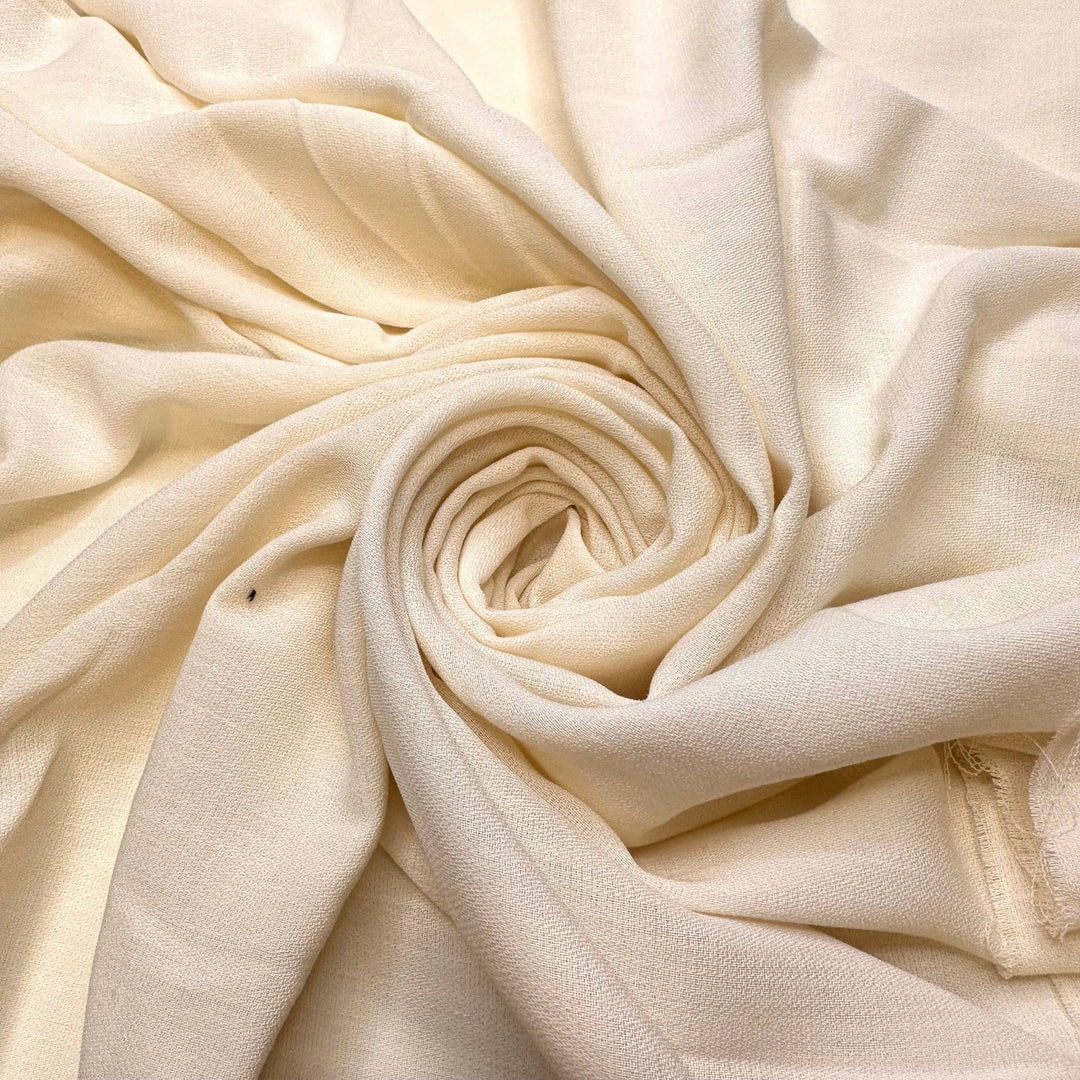 Ice Cream Date - Polyester Blend Woven - Cream - 2.95M Bundle - True Deadstock fabric Fabric by private - Sustainable Textile | FABCYCLE
