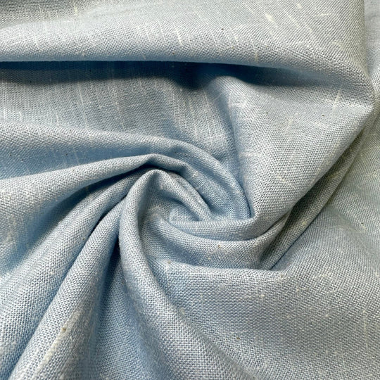 Ice Skating - Poly/Cotton Woven - Light Blue - 1.15M Bundle - True Deadstock fabric Fabric by private - Sustainable Textile | FABCYCLE