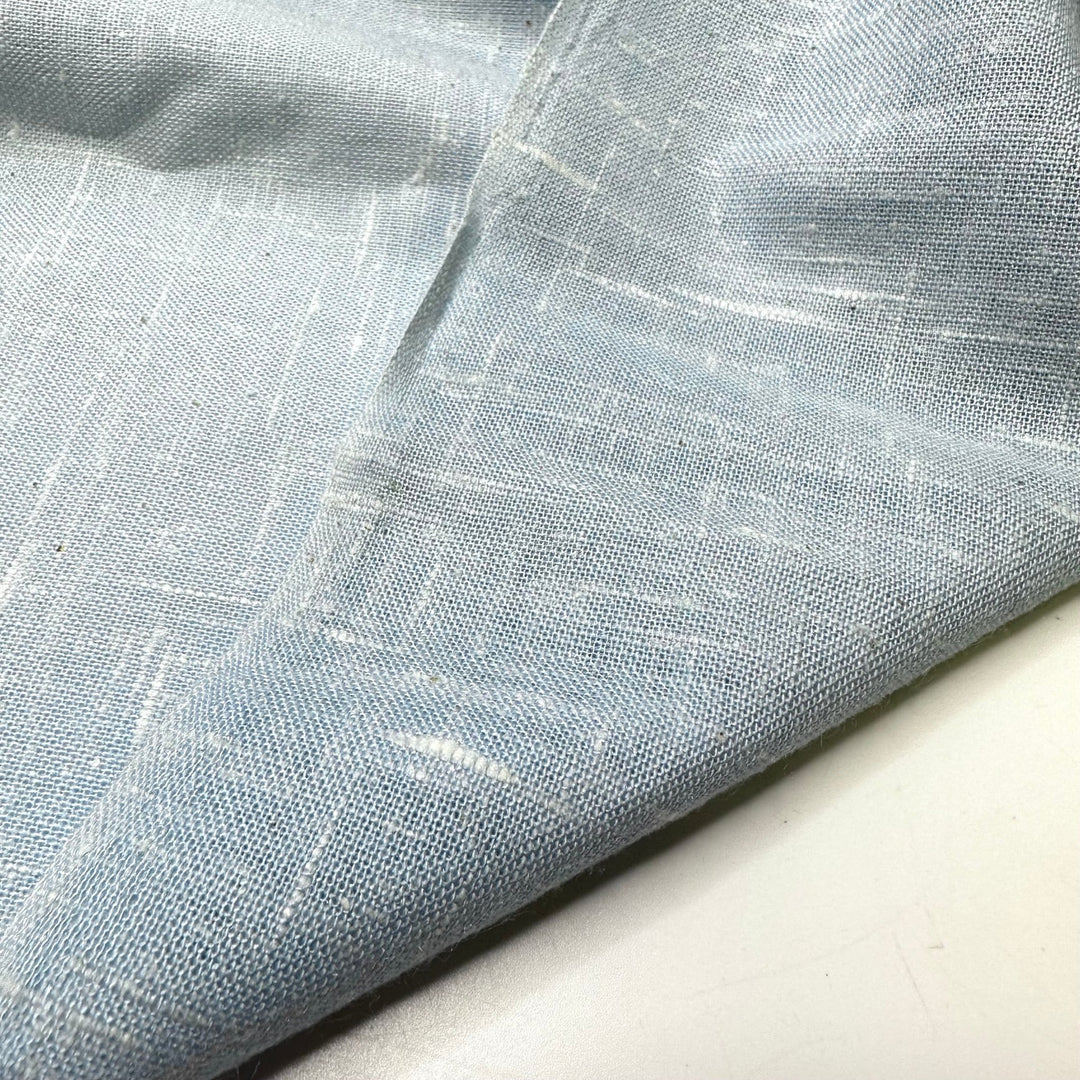Ice Skating - Poly/Cotton Woven - Light Blue - 1.15M Bundle - True Deadstock fabric Fabric by private - Sustainable Textile | FABCYCLE