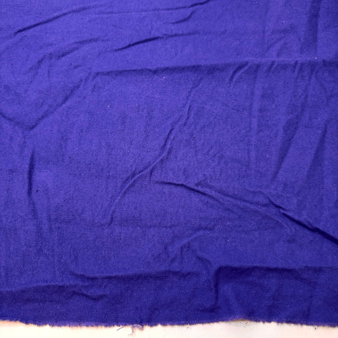 Iditarod - Brushed Flanelette Cotton Woven - Dark Blue - 2M Bundle - True Deadstock fabric Fabric by private - Sustainable Textile | FABCYCLE