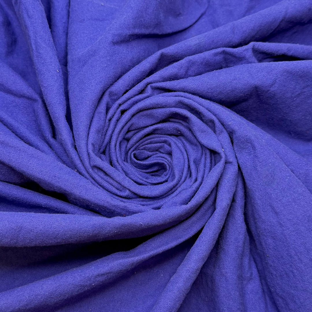 Iditarod - Brushed Flanelette Cotton Woven - Dark Blue - 2M Bundle - True Deadstock fabric Fabric by private - Sustainable Textile | FABCYCLE