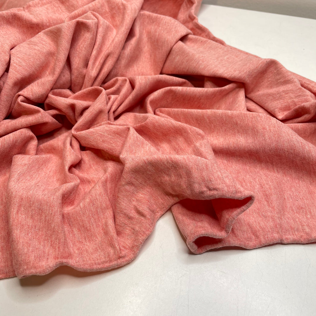 Blossom Bike Ride - Jersey Cotton Blend Knit - Light Pink - Bundles - FABCYCLE Deadstock and Sustainble Fabrics and Sewing Supplies