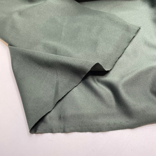 Cold Pressed - Jersey Poly/Spandex Knit - Dark Green - 1M Bundle - FABCYCLE Deadstock and Sustainble Fabrics and Sewing Supplies