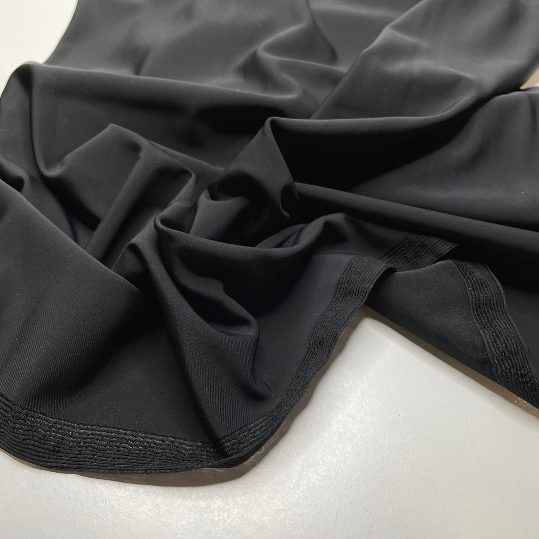 Haiku Readings - Jersey Nylon/Spandex Knit - Black - Bundles - FABCYCLE Deadstock and Sustainble Fabrics and Sewing Supplies