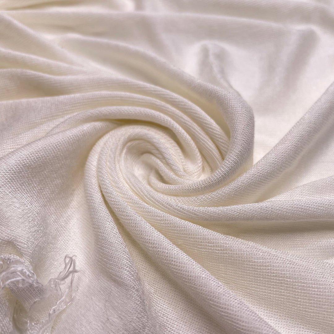 Padded Football Pants - Bamboo Blend Knit - Cream - Bundles - FABCYCLE Deadstock and Sustainble Fabrics and Sewing Supplies