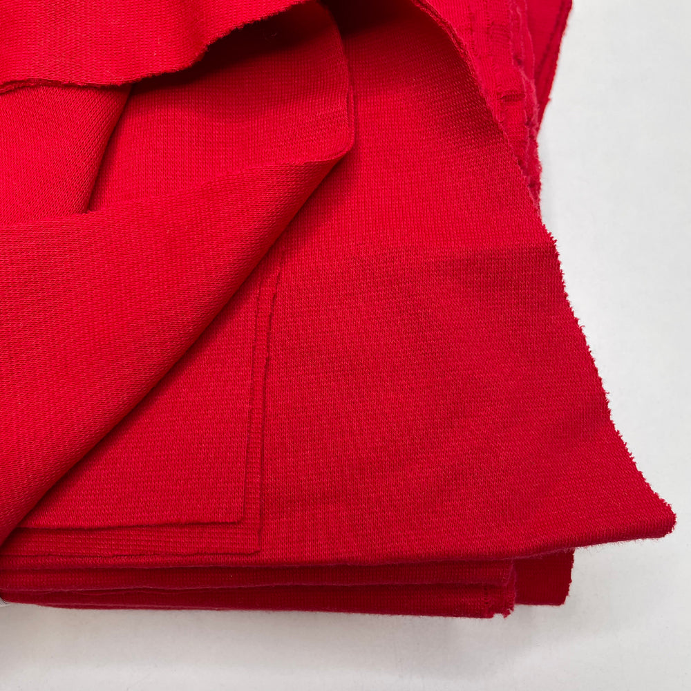 Cotton Knit Pack - Cotton Blend - Cherry Red - 4 Pack - FABCYCLE Deadstock and Sustainble Fabrics and Sewing Supplies